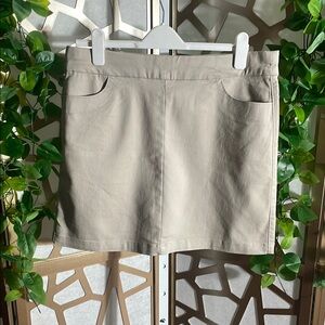 Chaps Skort, Khaki, L